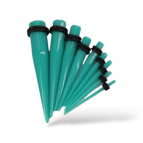 Seledynowe tapery rozpychacz