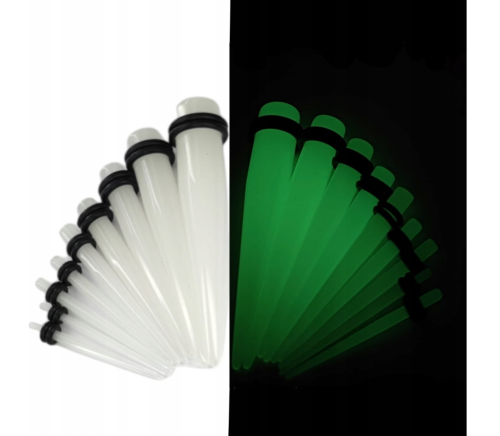 Świecące w ciemności tapery