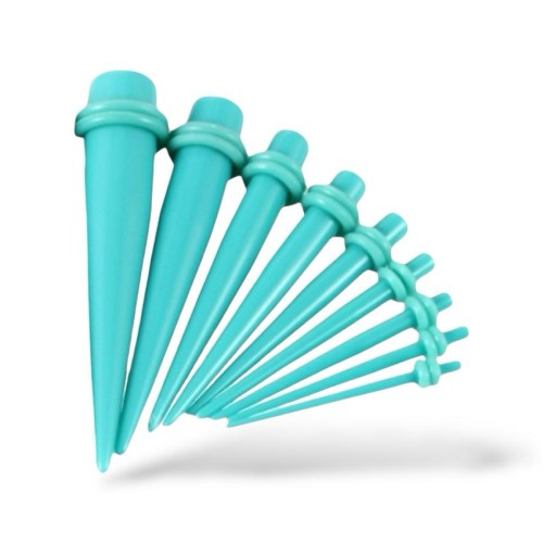 Seledynowe tapery rozpychacz expander od 1,6mm do 10mm