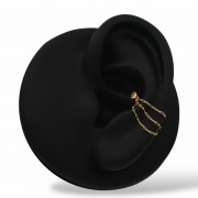 Łańcuszek ZŁOTY ozdobny do kolczyków