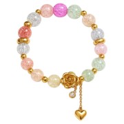 Bransoletka Pastelowa Róża