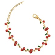 Bransoletka cherry ze Stali Szlachetnej