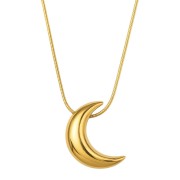 Naszyjnik luna ze Stali Szlachetnej