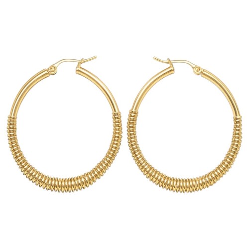 Kolczyki koła z twistem