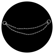 Łańcuszek srebrny podwójny ozdobny