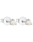 Kolczyki sztyfty z opalem - SREBRO 925