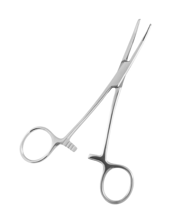 Proste szczypce do piercingu 14cm