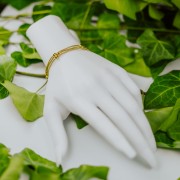 Bransoletka złota z kuleczkami