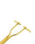Kleszcze złote do septum 16cm