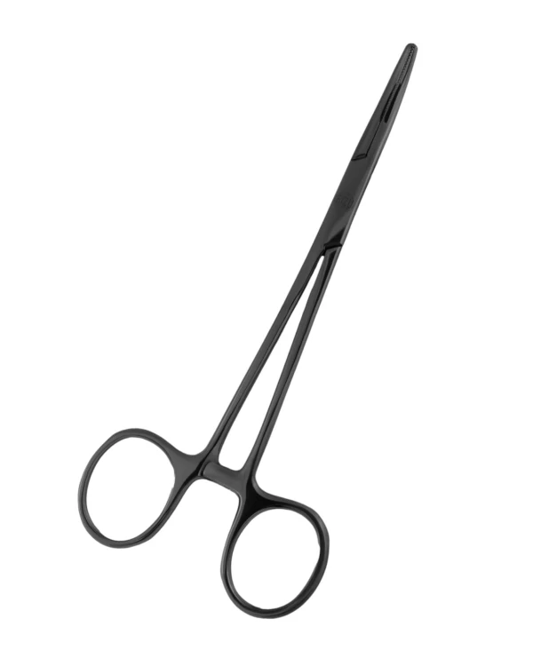 Szczypce czarne do piercingu 14cm