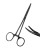 Szczypce czarne do piercingu 14cm