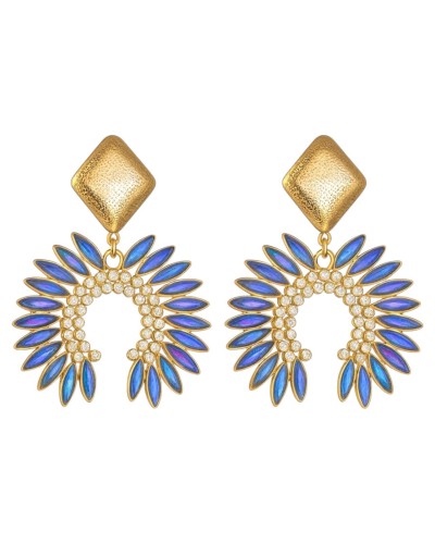 Kolczyki ozdobne egzotyczne słońce