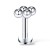 Labret kuleczki romb Stal 316 L