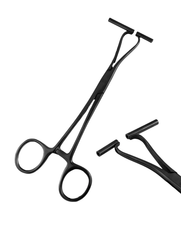 Szczypce koloru czarnego do septum 16cm