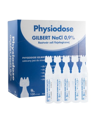 Gilbert NaCl 0,9%, sól fizjologiczna, 5 ml