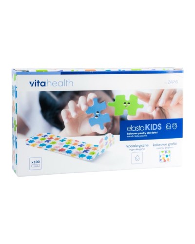 Elasto KIDS – kolorowe plastry dla dzieci (100 szt.)