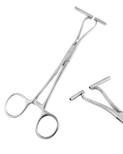 Srebrne szczypce do septum 16cm