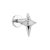 Labret srebrny gwiazdka - SREBRO 925