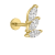 Labret z Potrójną Cyrkonią Marquise – Srebro 925