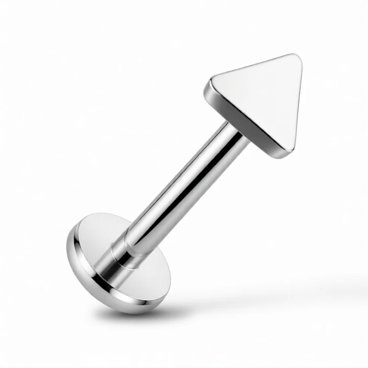 Tytanowy Labret z trójkątem