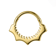 Clicker kolor złoty ozdobny - SREBRO 925