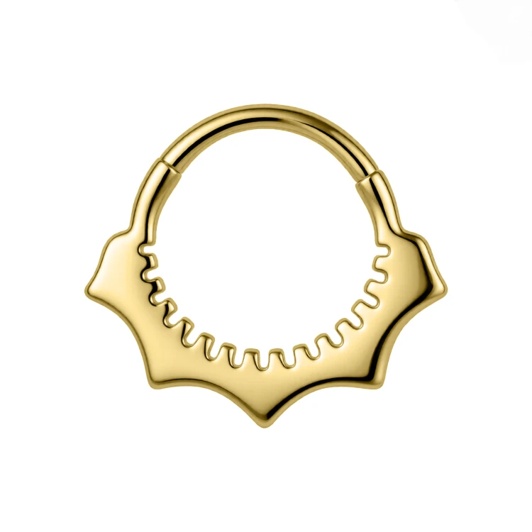 Clicker kolor złoty ozdobny - SREBRO 925