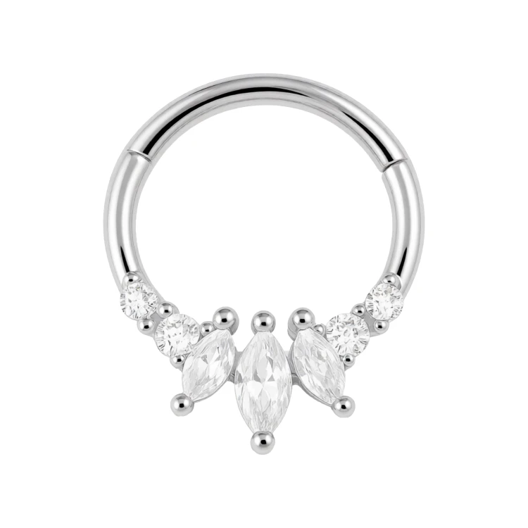 Clicker srebrny z potrójną łezką – SREBRO 925