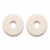 No pull disc piercing beżowe 2 szt